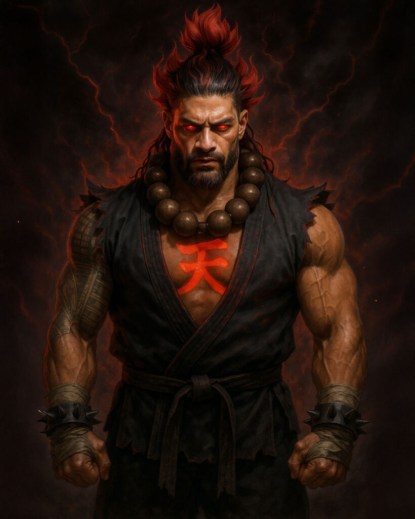 roman reigns akuma
