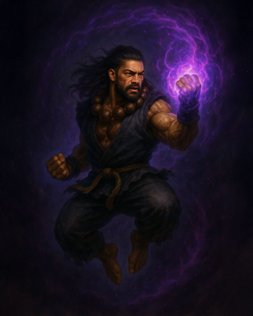roman reigns akuma shoryuken