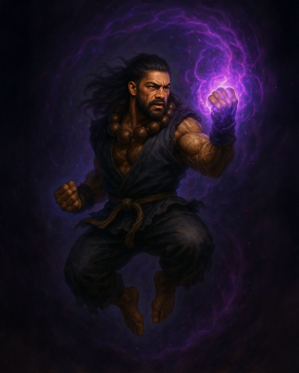 roman reigns akuma shoryuken